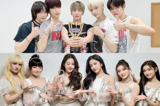 Dos grupos de Idol de KPOP con la mayoría de las victorias de KPOP Music Show