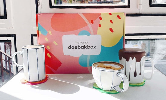 Qu'y a-t-il dans la boite? | Daebak Box - Boîte d'automne 2019 | La société Daebak