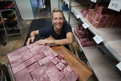 Kat stacking Sweet dreams soap