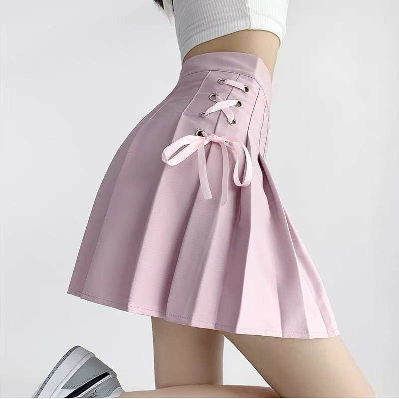 High waist pleated skirt PL51770