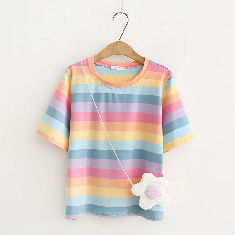 pastel rainbow T-shirt (send bag) PL50353 – pastelloves