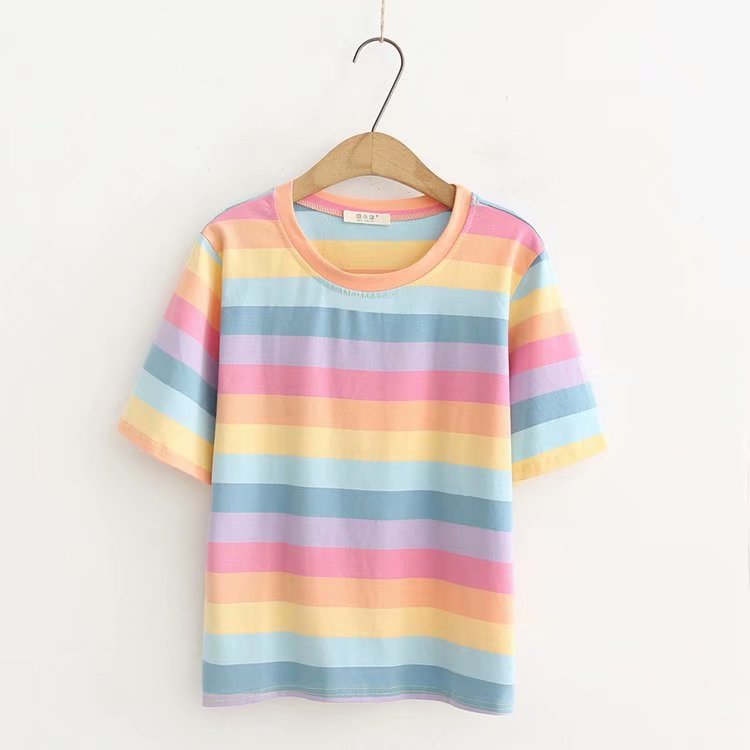 pastel rainbow T-shirt (send bag) PL50353 – pastelloves