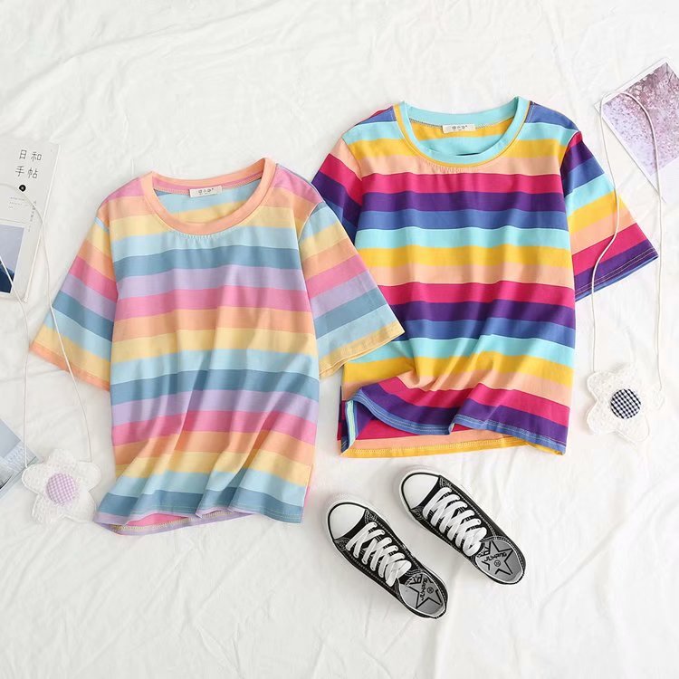 pastel rainbow T-shirt (send bag) PL50353 – pastelloves