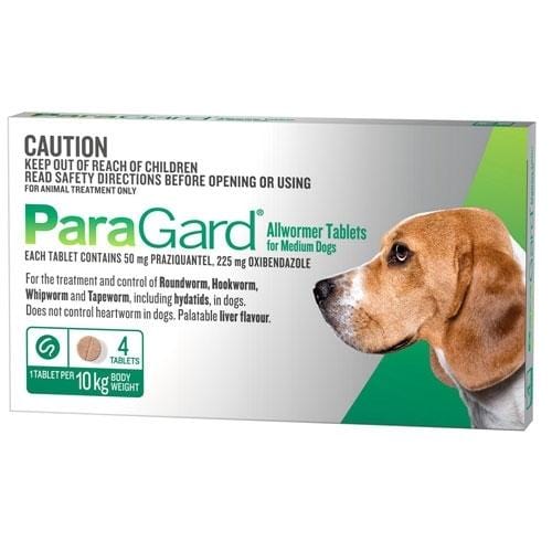 Paragard All In One Wormer For Dogs