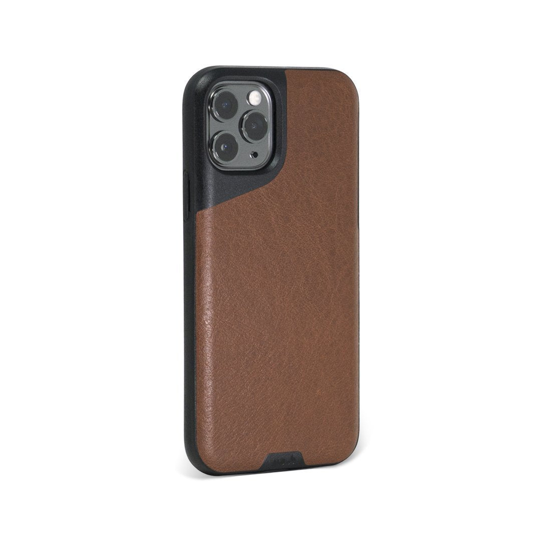 Brown Leather Phone Case - Contour