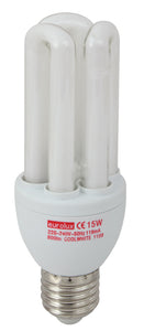 Eurolux - 15W: CFL 3U E27 Cool White