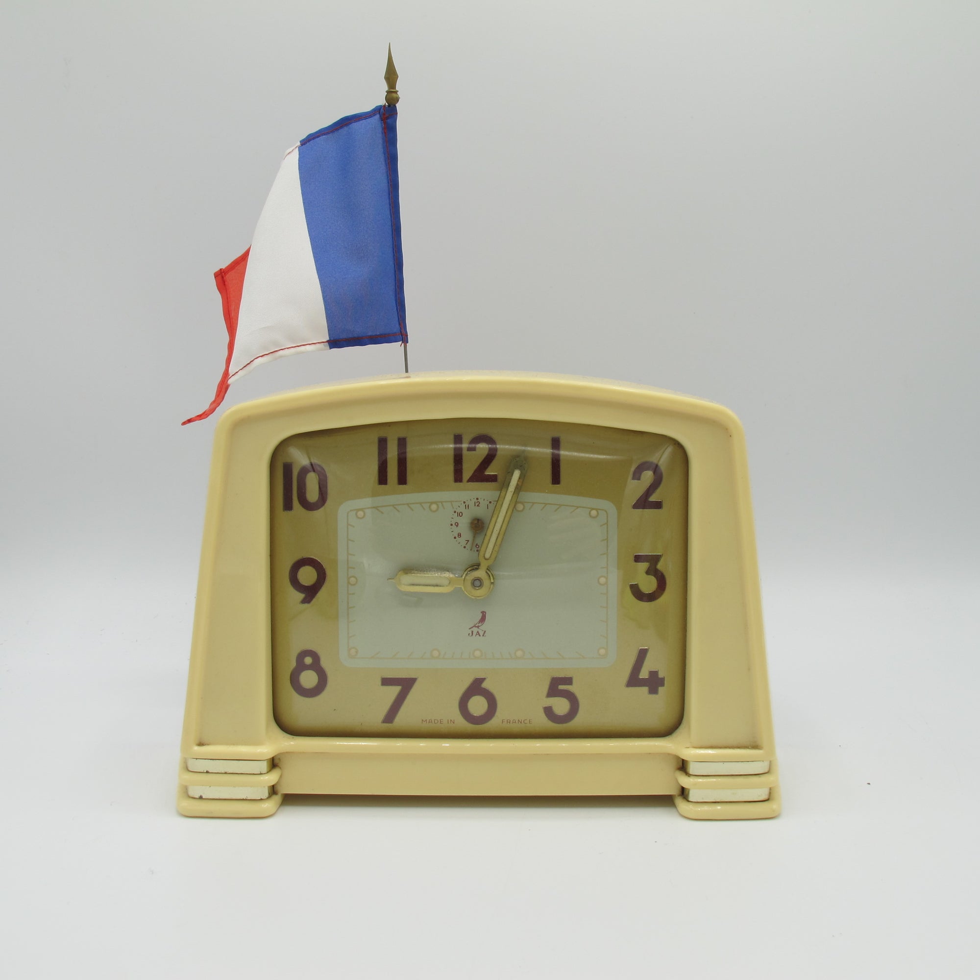  Pendule de salon  R veil vintage JAZ France 1957 CFV 