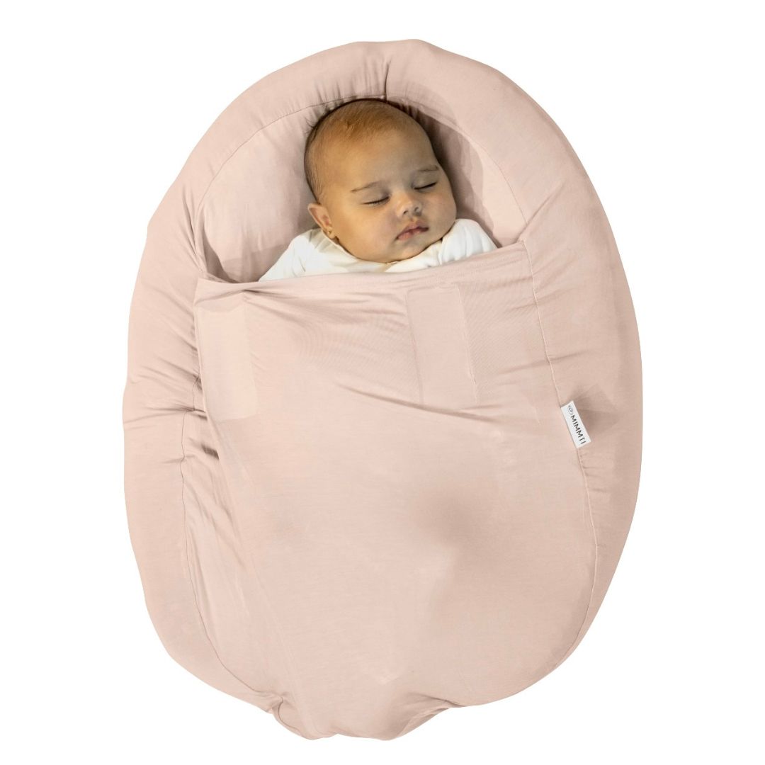 Mimmti Sleepynest relaxhoes voor voedingskussen voor baby (sluitbaar)