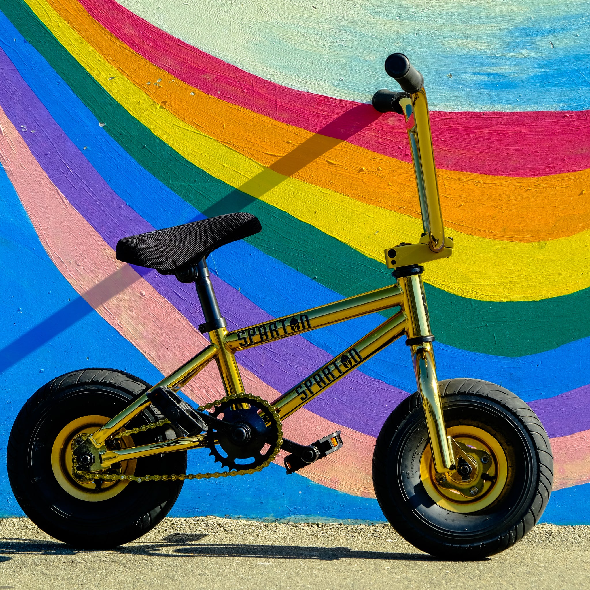 gold mini rocker bmx