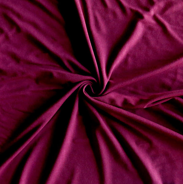 burgundy jersey fabric