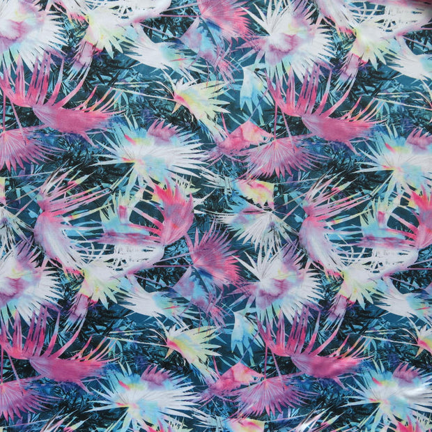 Colorful Palm Fronds Nylon Spandex Swimsuit Fabric – The Fabric Fairy