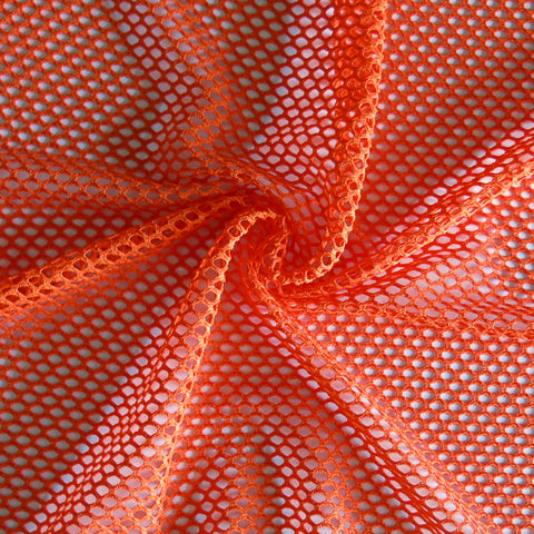 Microfiber Stretch Jersey Fabric Neon Orange 25 yard bolt