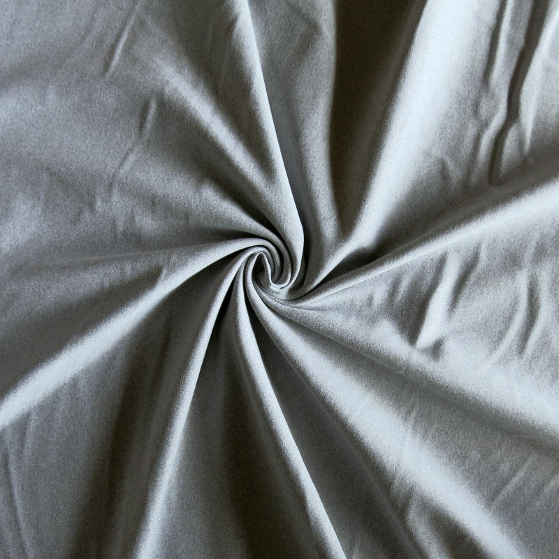 silver jersey fabric