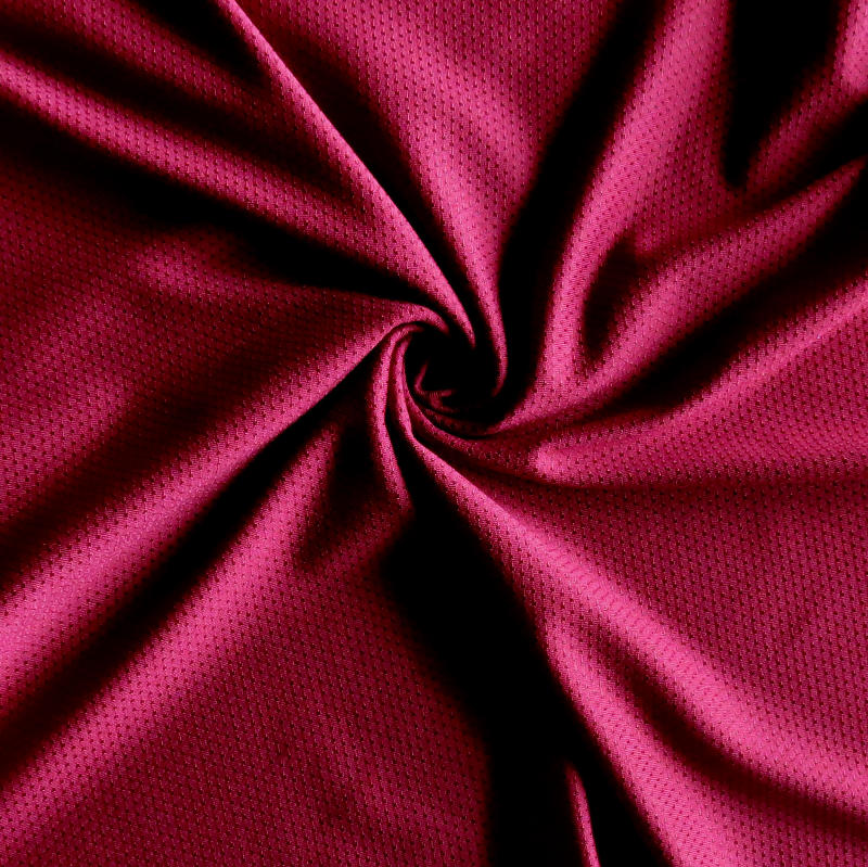 maroon mesh fabric