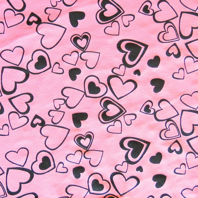 pink jersey knit fabric