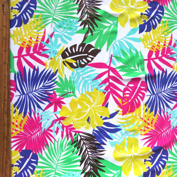 Hawaiian Fauna Nylon Spandex Swimsuit Fabric - 25