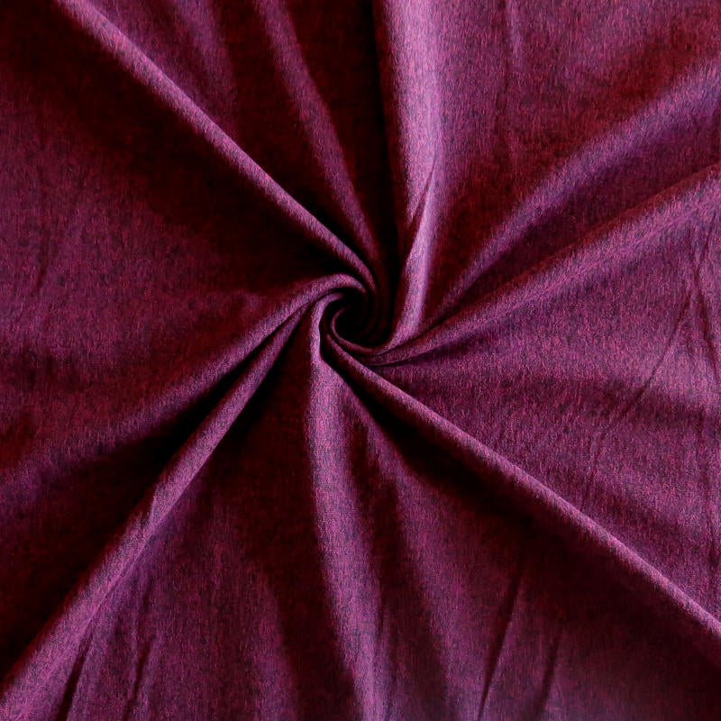 burgundy jersey fabric