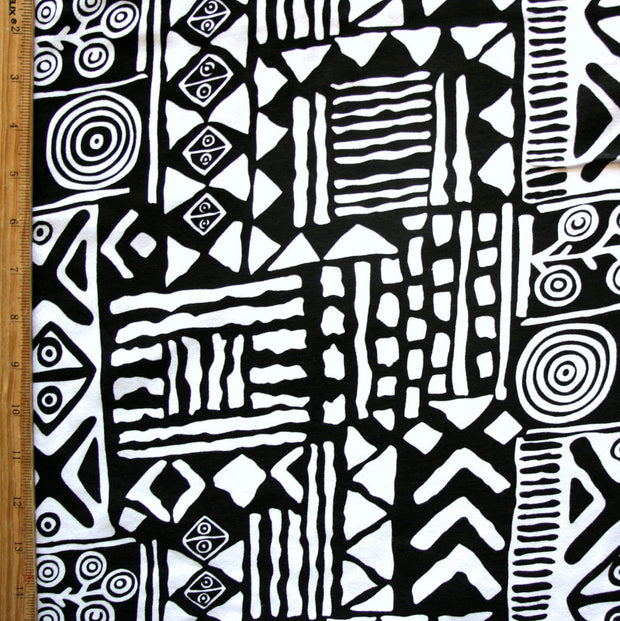 tribal knit fabric