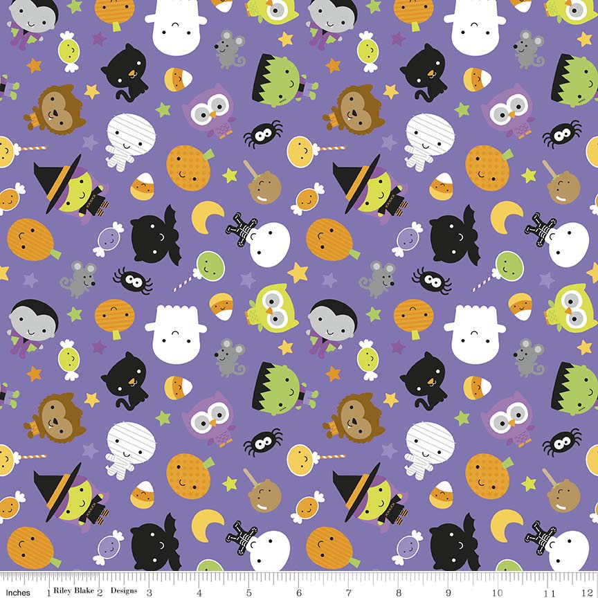 halloween jersey fabric