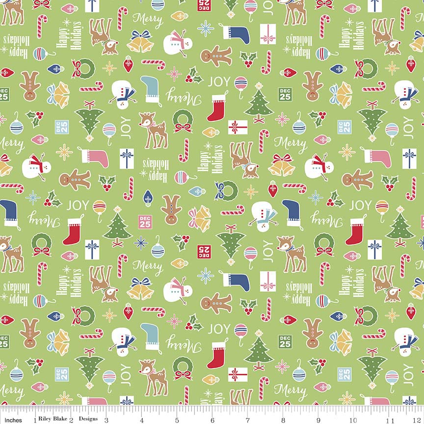 christmas jersey fabric