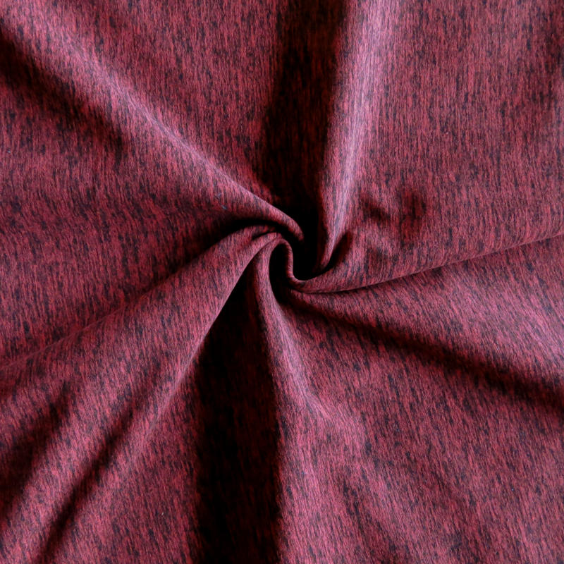 red jersey knit fabric