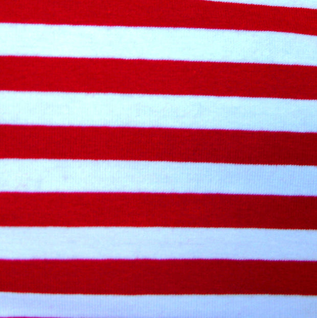 red jersey knit fabric