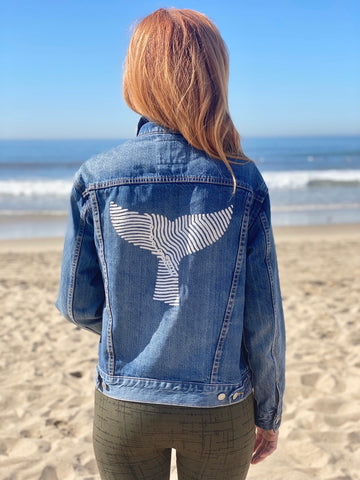 Gray Whale Gin Levi's Custom Trucker Jacket