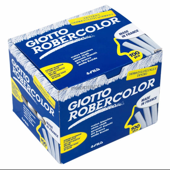 Giotto 538700 Robercolor Blackboard Chalk - White Box 10