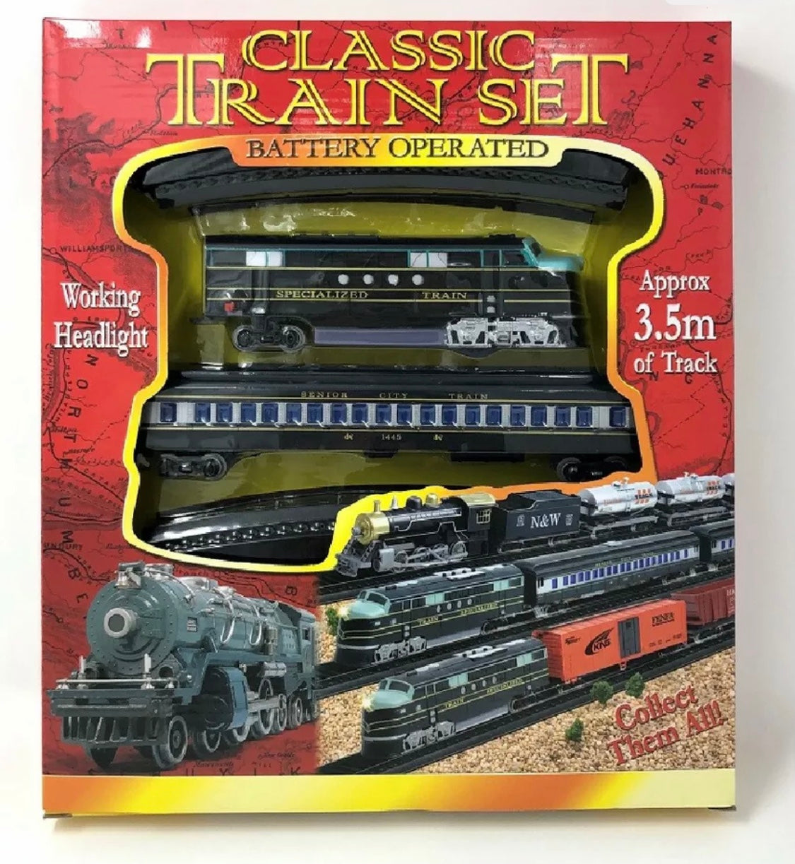 traditional train set