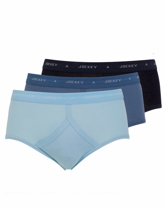 Jockey Classic Y-Front 3-Pack Briefs Cabernet / Navy / Silver, Black  Jockey Classic Y-Front 3-Pack Briefs