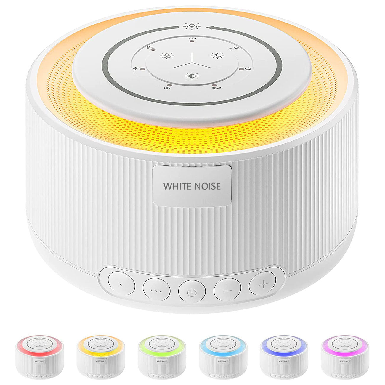 Anself Smart White Noise Machine, Baby Sleep Sound Machine Supports APP  Control