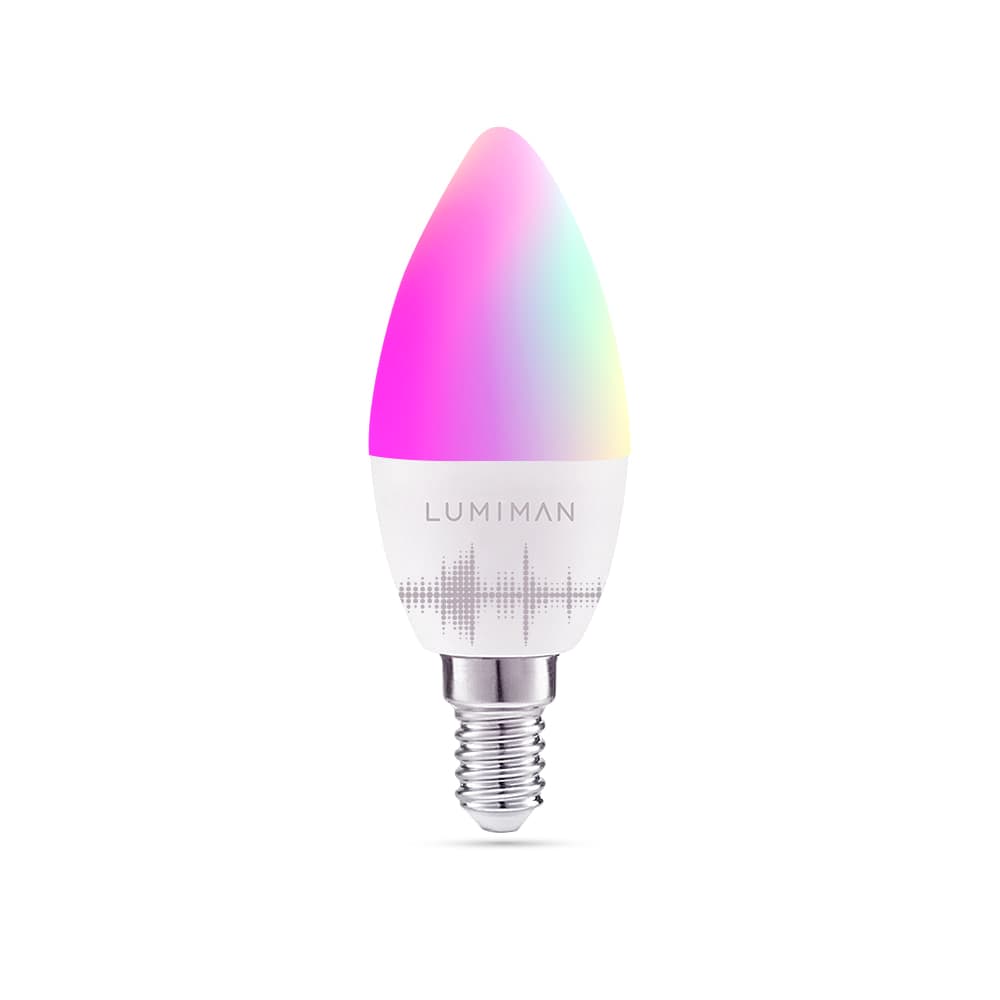 UK WiFi Candelabra Bulbs Color Changing and Dimmable