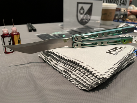 KPL products and a Monarch balisong from JK Design