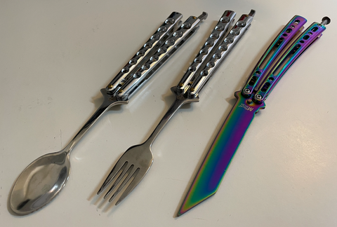CCCs - bali spoon, fork, and trainer