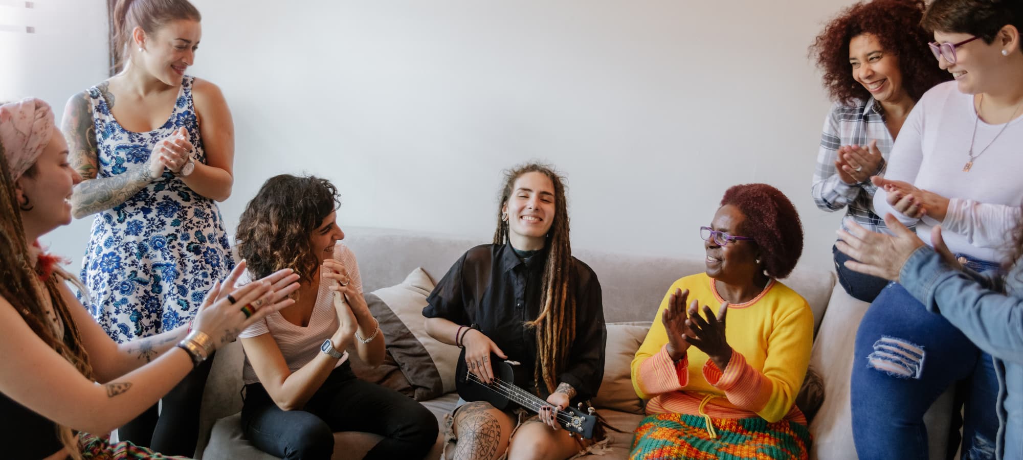 a gathering of diverse, women business owners
