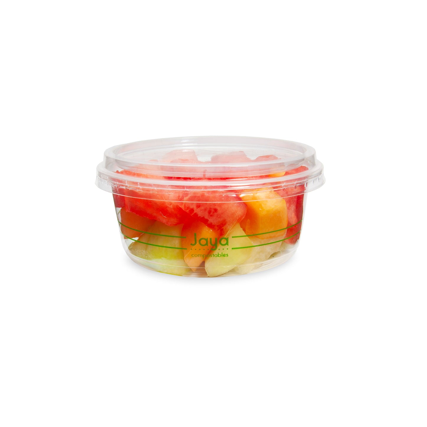 16 oz Jaya Compostable Round PLA Deli Containers