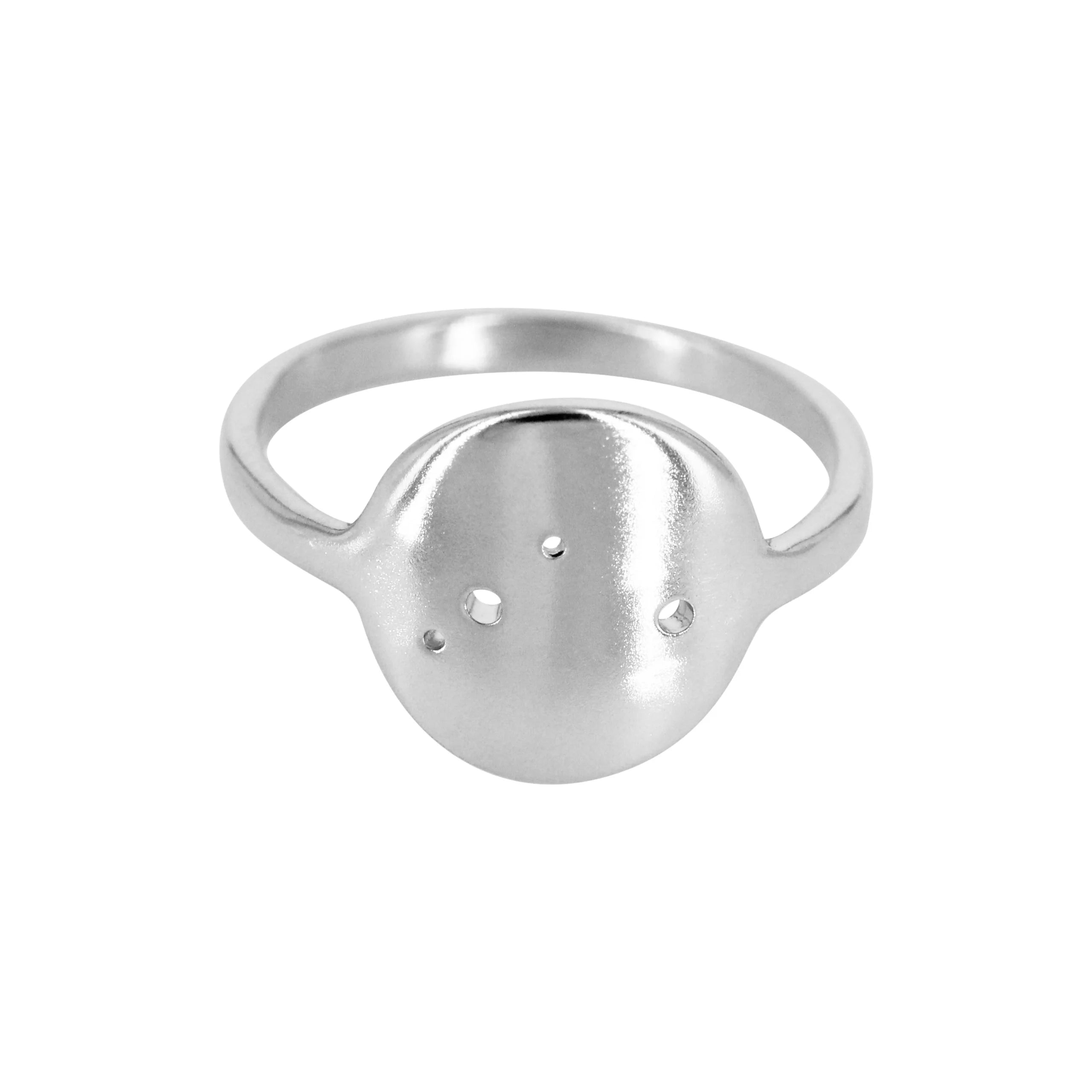 Sterling Silver Libra Zodiac Constellation Ring