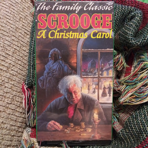 Scrooge A Christmas Carol VHS Tape