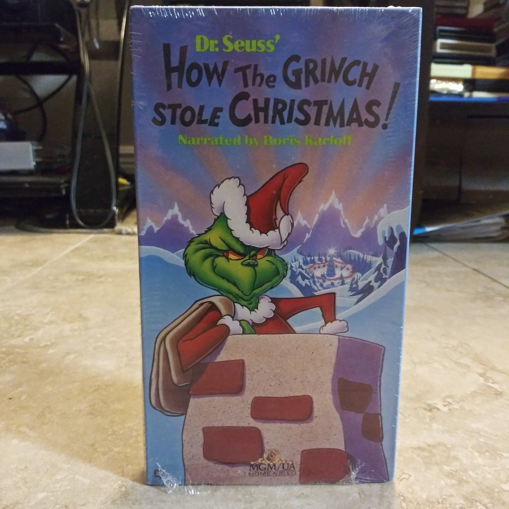 Dr. Seuss' How The Grinch Stole Christmas VHS Tape - Narrated By Boris ...