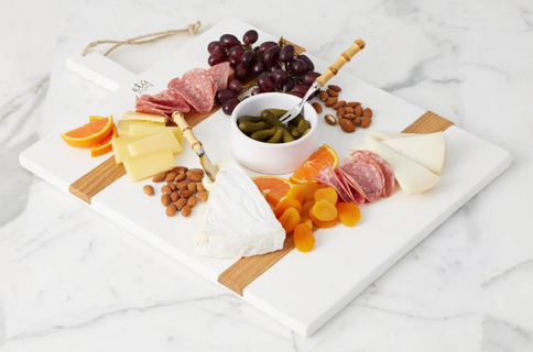 Europe2You Caitlin Wilson French Blue Round Mod Charcuterie Board