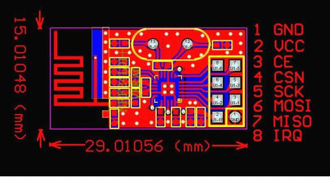 NRF24L01 PCB layeout