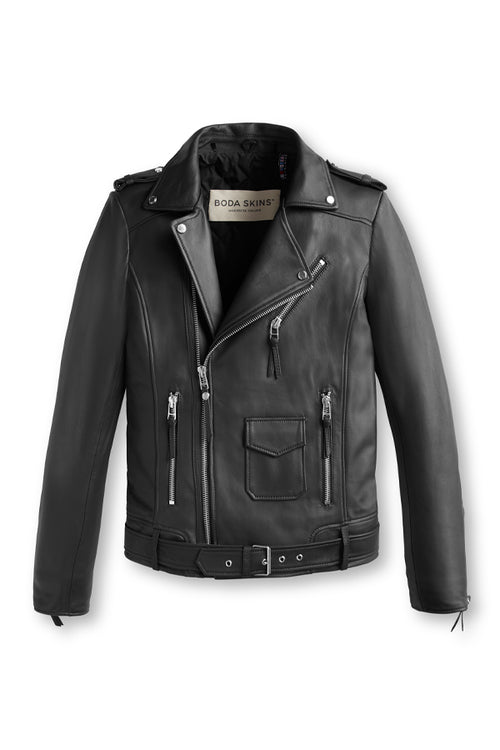 Men's Leather Biker, Aviator and Bomber Jackets | BODA SKINS