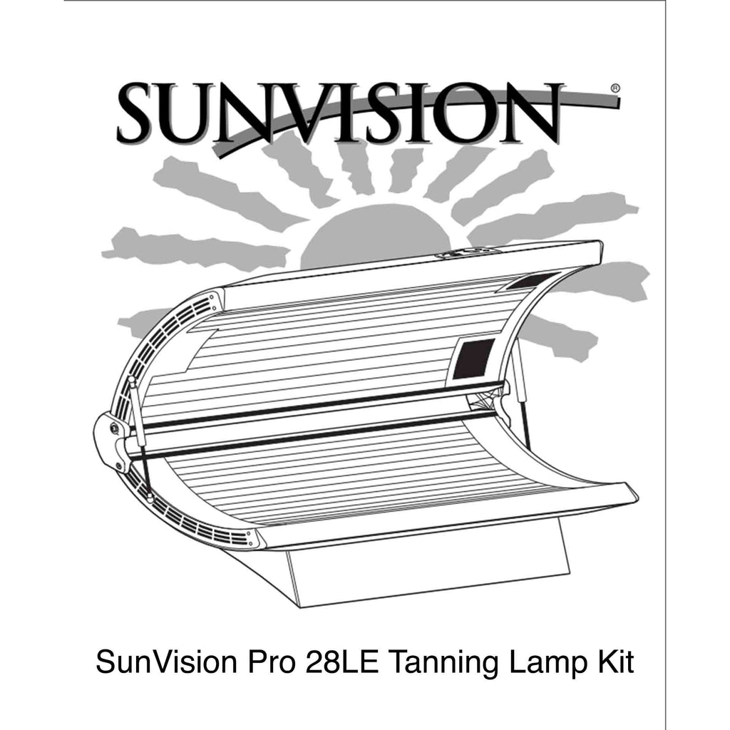 sunvision 28 bulb tanning bed