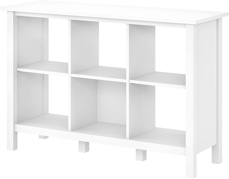 Enjoy fast, free nationwide shipping!  Owned by a husband and wife team of high-school music teachers, HawkinsWoodshop.com is your one stop shop for quality USA handmade industrial, modern, mid-century, and rustic furniture as well as imported furniture.  Get our Bush Furniture Broadview 6 Cube Storage Bookcase in Pure White on sale now!
