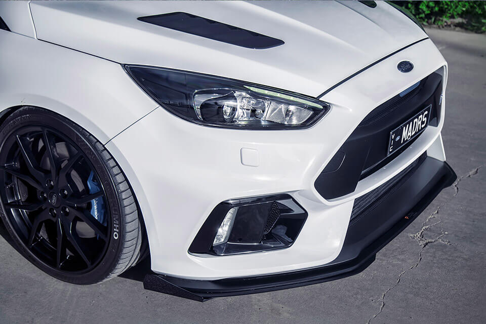 MAD RS & SLOW ST: MK3 Focus RS & MK3.5 Focus ST Splitter Sets | Flow Designs Australia