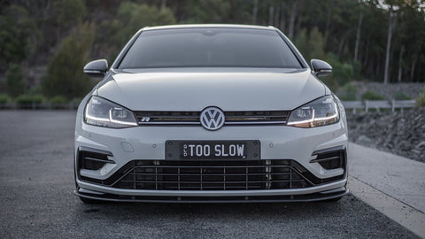 Séparateur de lèvre avant Volkswagen MK7.5 Golf R blanc