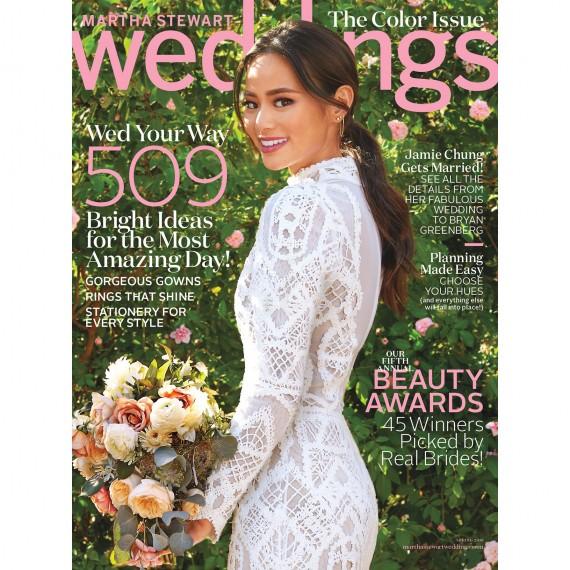 Colorful Palm Springs Wedding Featured in Martha Stewart Weddings Magazine