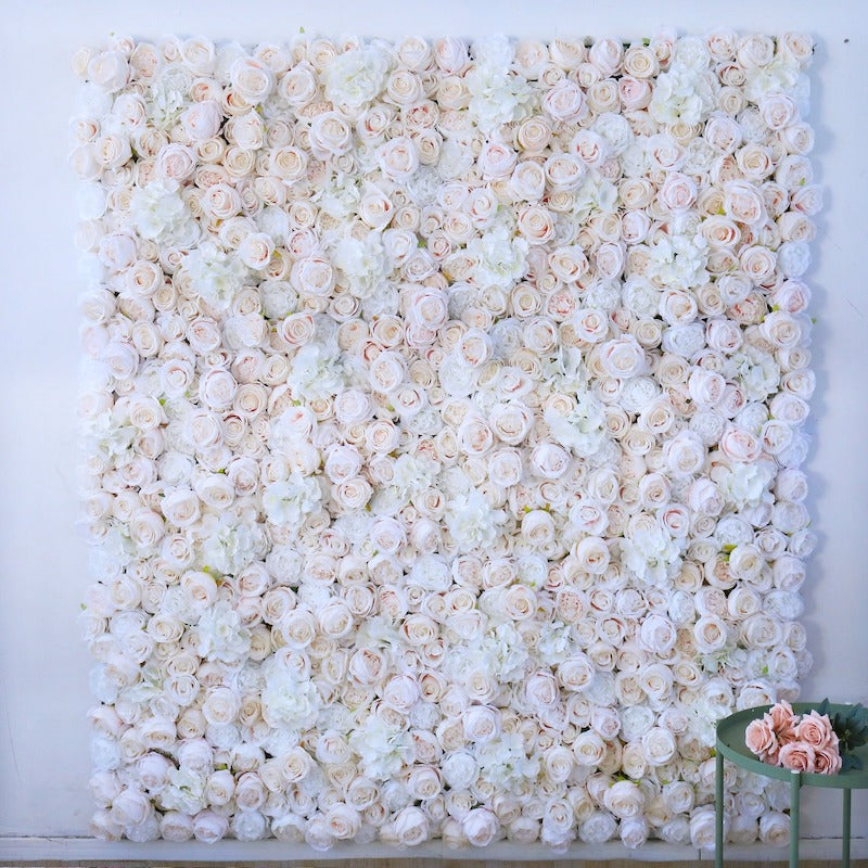 3D Artificial Flower Wall Display for Wedding