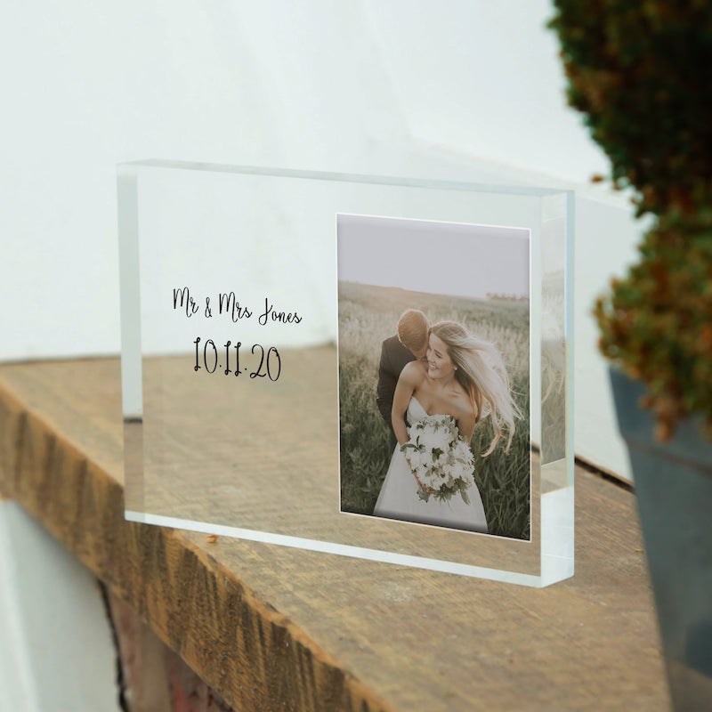 Acrylic Wedding Photo Frame