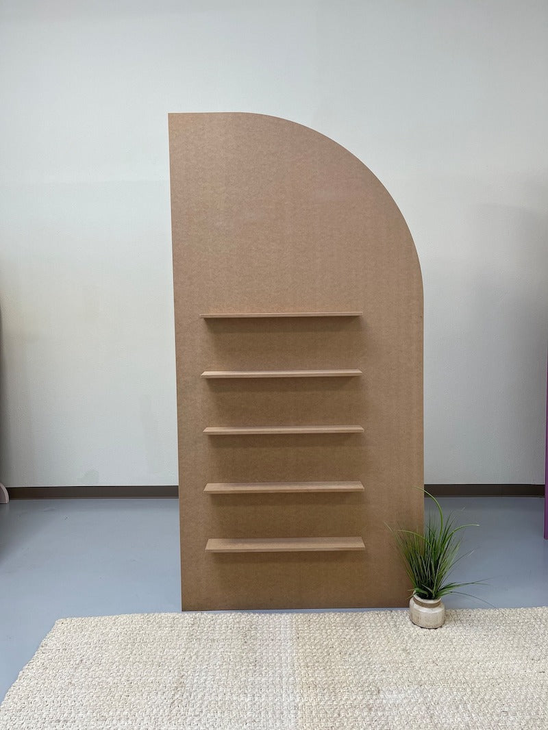 Wood Arch Backdrop Wall Display